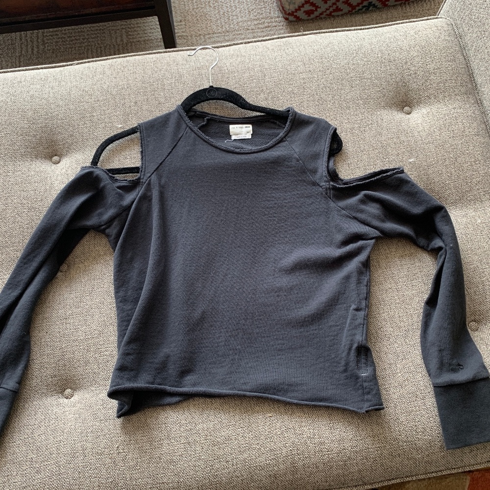 Rag & Bone Cold Shoulder Sweatshirt